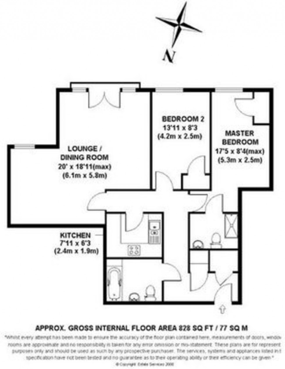 Floorplan for Chobham Court