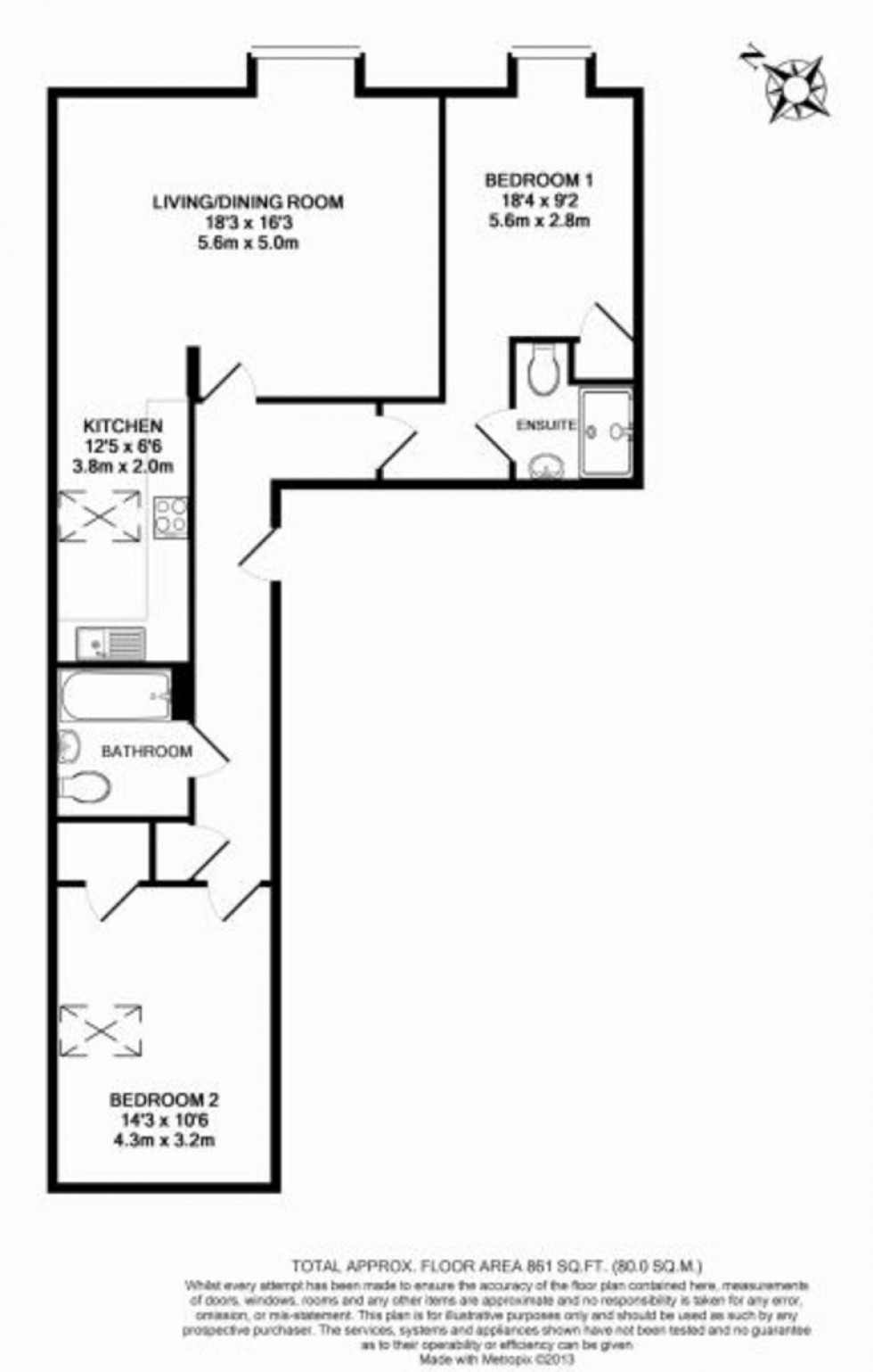 Floorplan for Frimley Green Road, Frimley Green