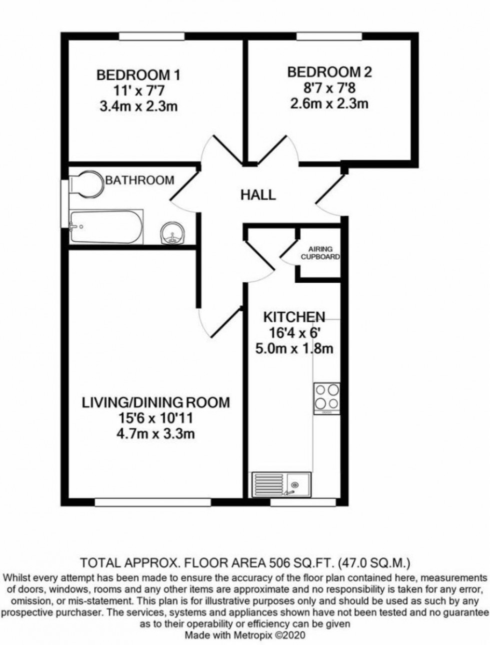 Floorplan for Henley Drive, Frimley Green