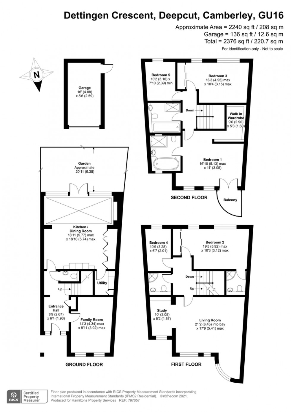 Floorplan for Deepcut, Camberley