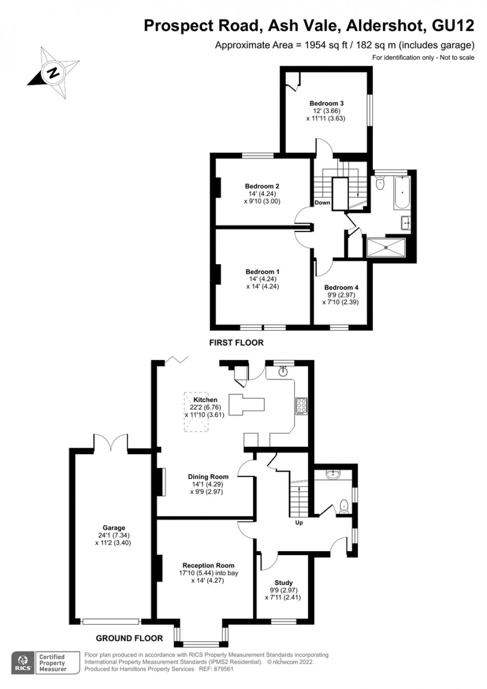 Floorplan for Westwood House, Prospect Road