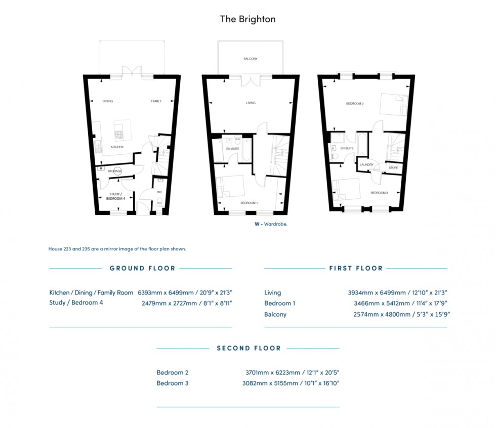 Floorplan for Waterfront Crescent, Waters Edge