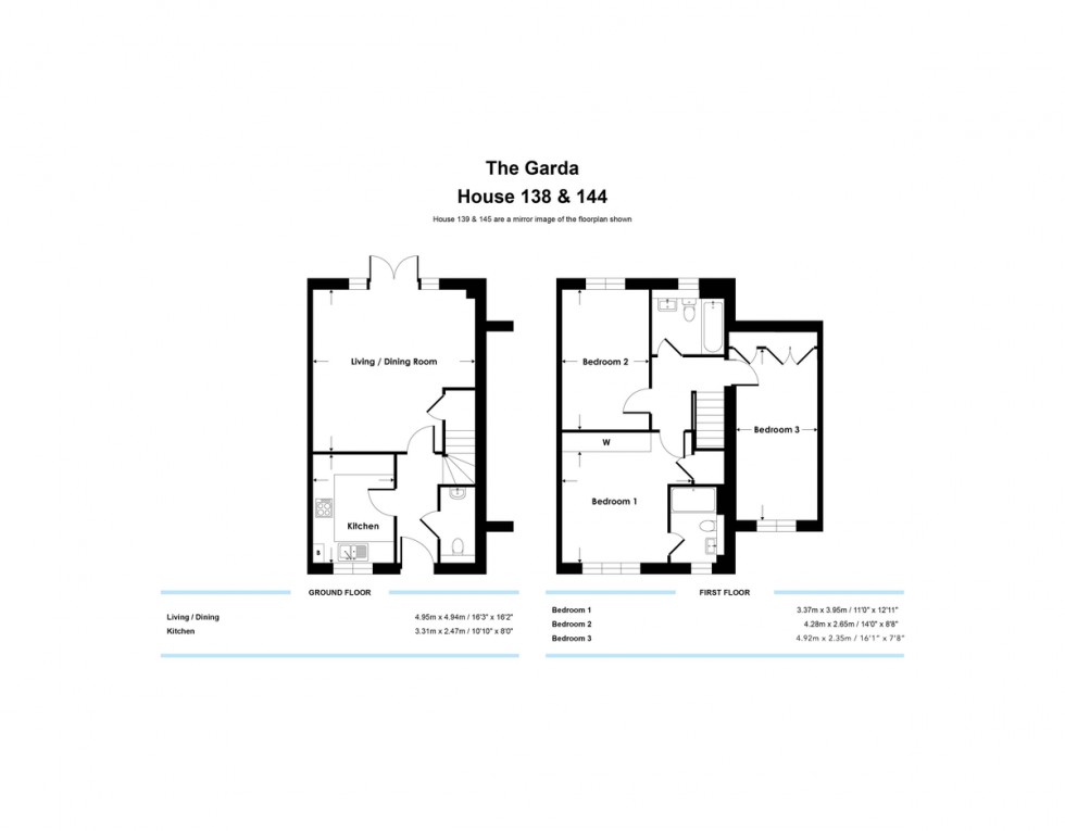 Floorplan for Lake View Lane, Waters Edge