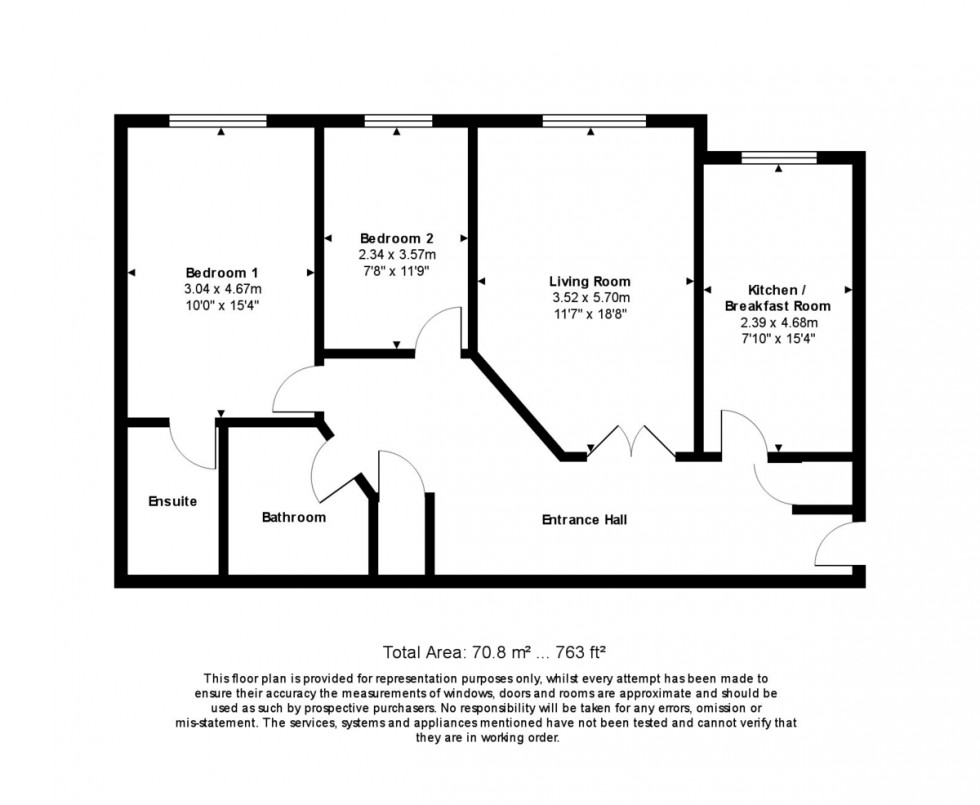 Floorplan for Portsmouth Road, Camberley