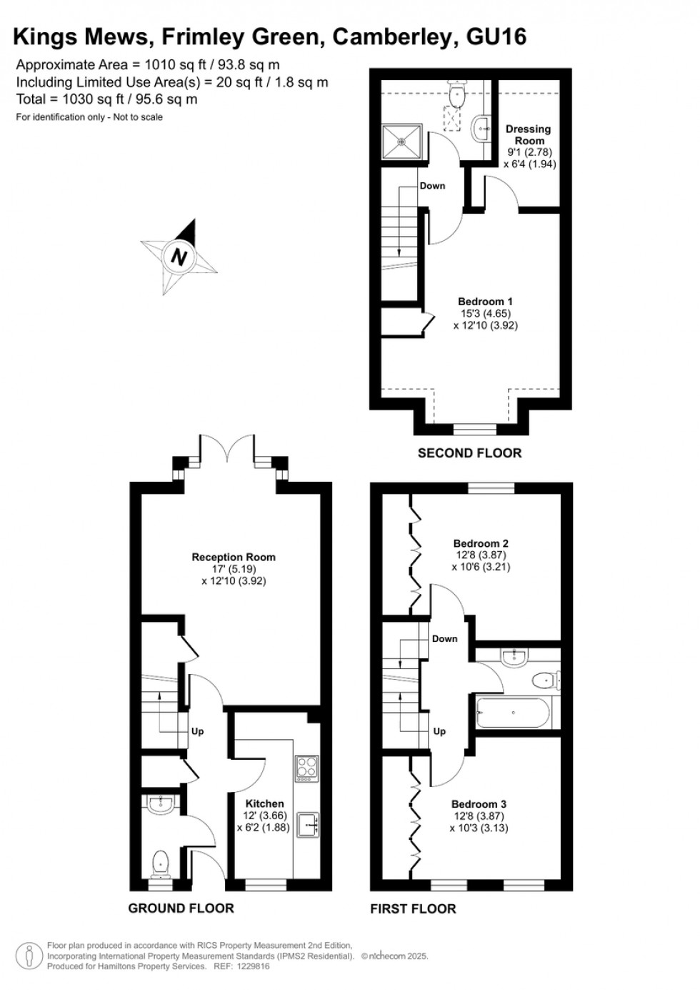 Floorplan for Frimley Green, Camberley