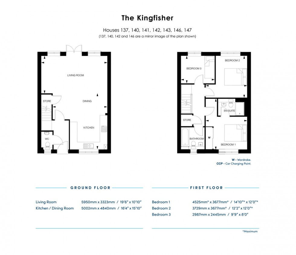 Floorplan for Lake Mews, Waters Edge, Surrey