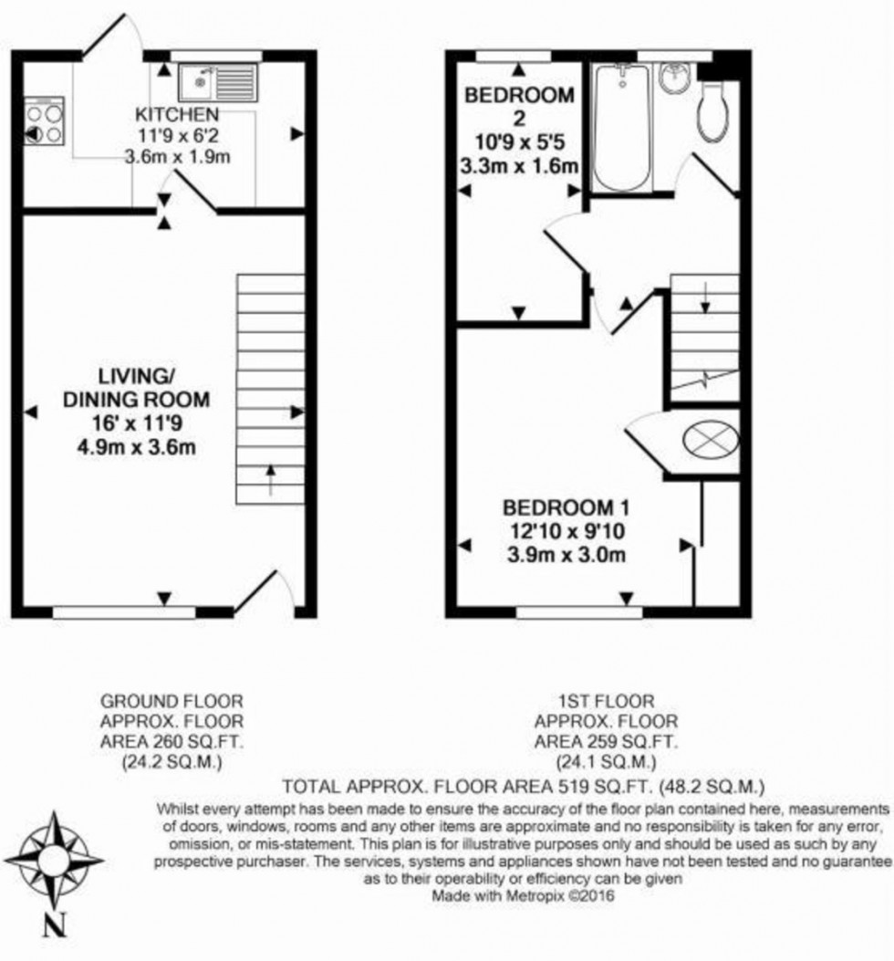 Floorplan for Habershon Drive, Frimley, Camberley