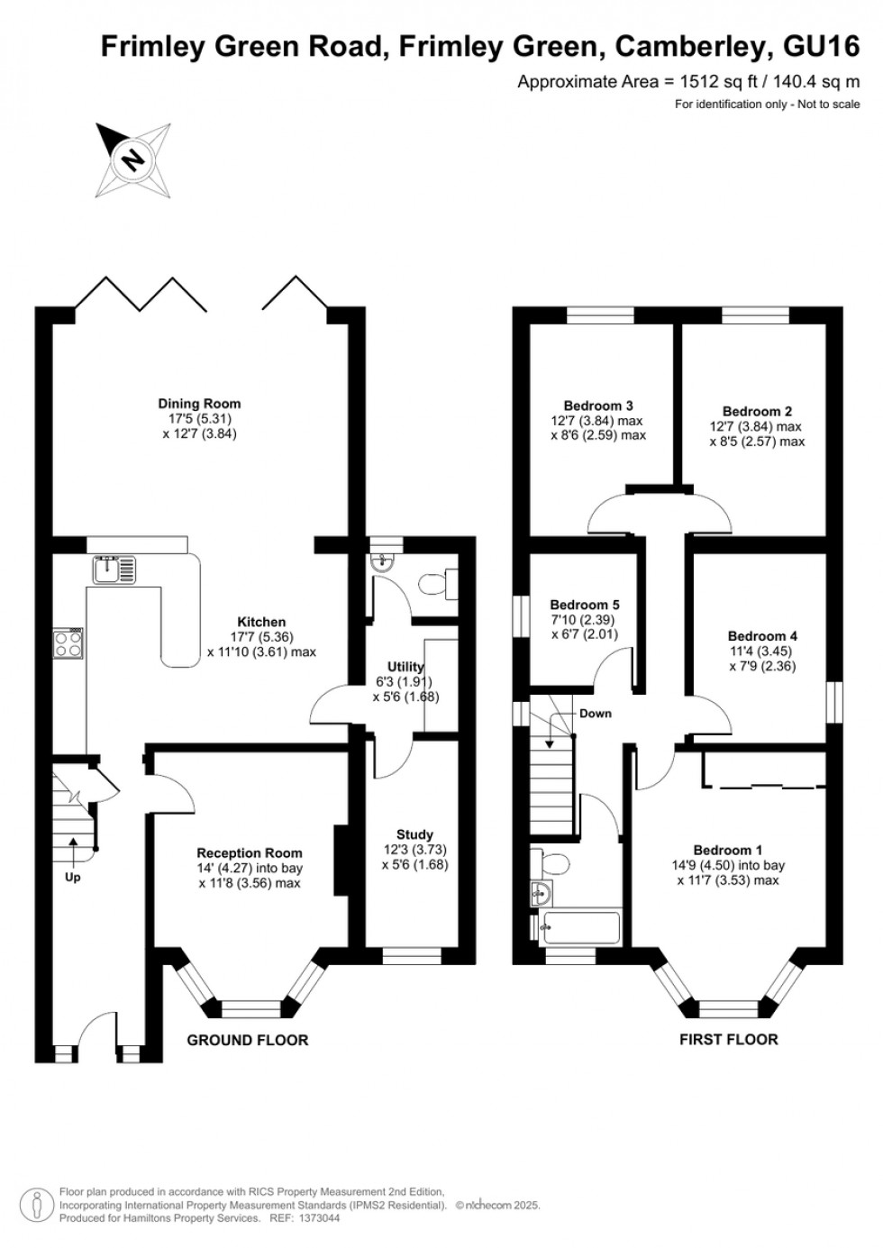 Floorplan for Frimley Green, Camberley